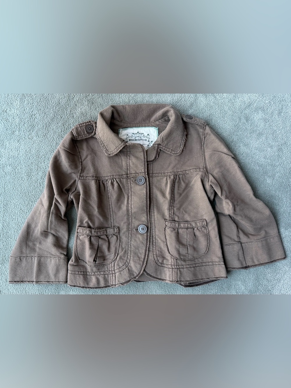 Mossimo Supply Co. Girls'  Cotton Utility Jacket In Soft Brown